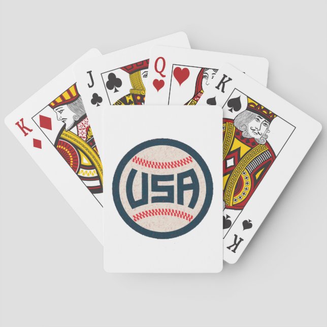 Team USA Baseball Casinokort (Baksidan)