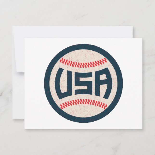 Team USA Baseboll Julkort (Framsida)