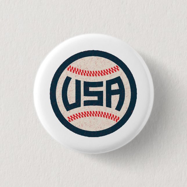 Team USA Baseboll Knapp (Framsida)