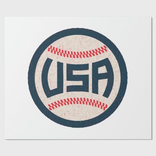 Team USA Baseboll Presentpapper (Platt)