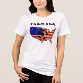 Team USA Distressed Flag Soccer Game Day 2026 T Shirt