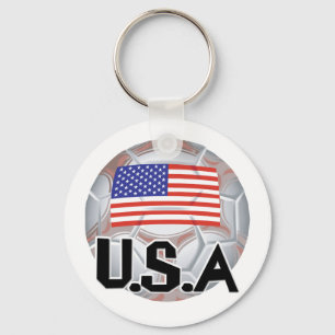 Team USA Soccer Nyckelring