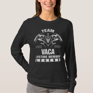 Team Vaca-livstidsmedlem T Shirt