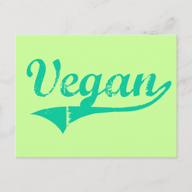 Team Vegan-vykort Vykort (Framsida)