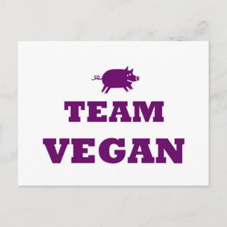 Team Vegan-vykort Vykort