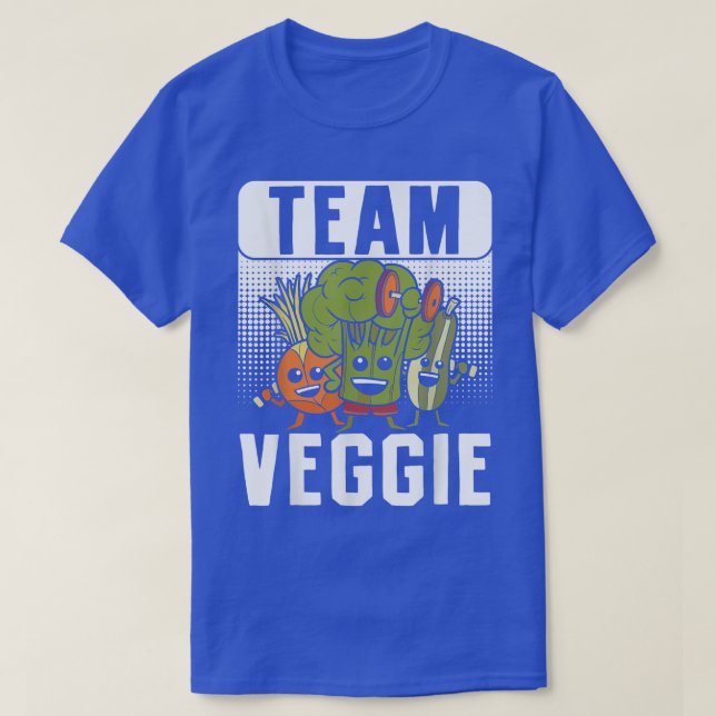 Team Veggie Vegan Vegetarian Vegetables Plant Base T Shirt (Design framsida)
