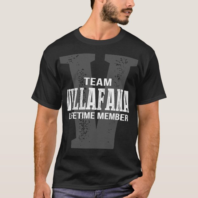 Team VILLAFANA Livstidsmedlem T Shirt (Framsida)