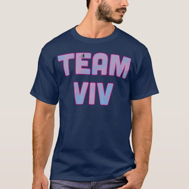 Team Viv funny T Shirt (Framsida)