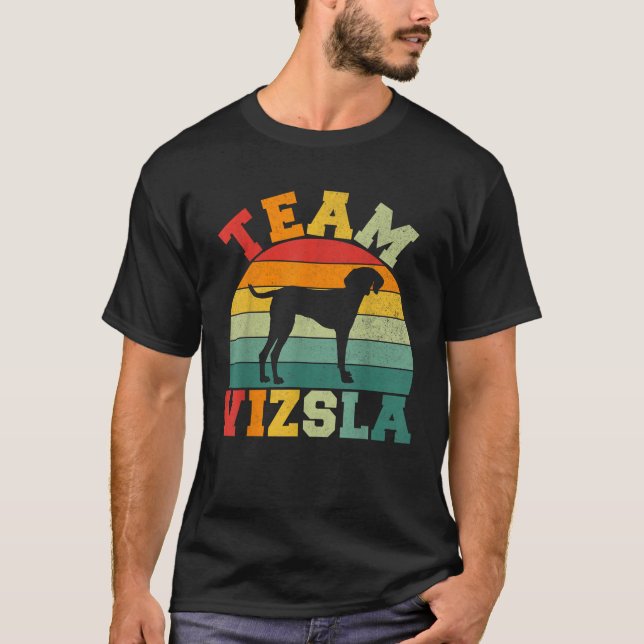 Team Vizsla  T Shirt (Framsida)