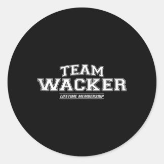 Team Walker _ Stolt Familj Efternamn Efternamn Pre Runt Klistermärke