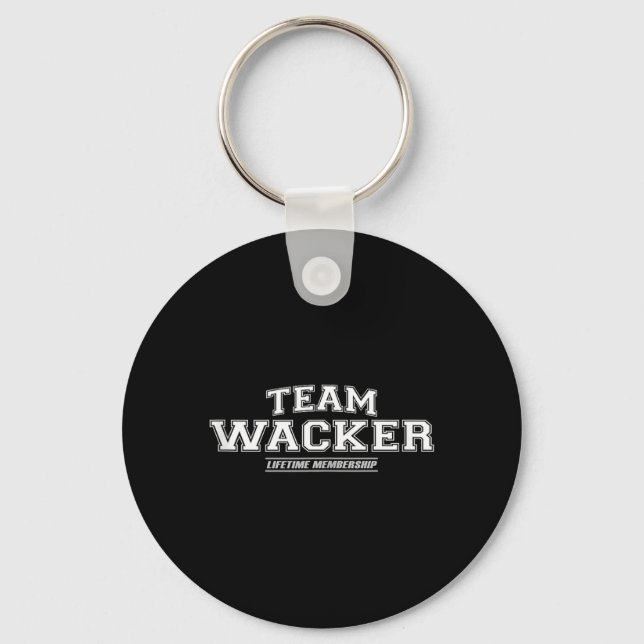Team Walker _ Stolt Familj Efternamn Present Nyckelring (Framsida)