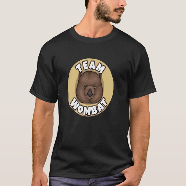 Team Wombat T Shirt (Framsida)