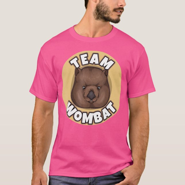 Team Wombat T Shirt (Framsida)