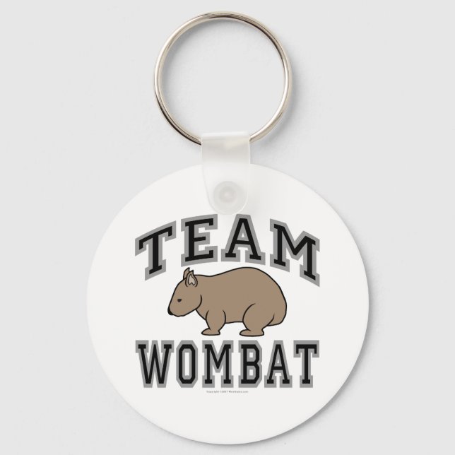 Team Wombat V Nyckelring (Framsida)
