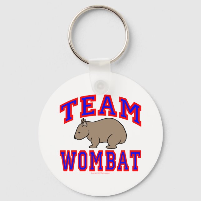 Team Wombat VI Nyckelring (Framsida)