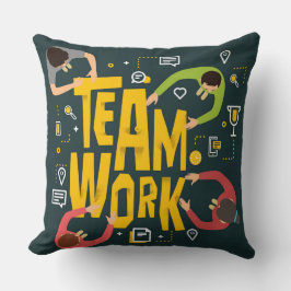 Team Work Dekorativ Kudd Kudde