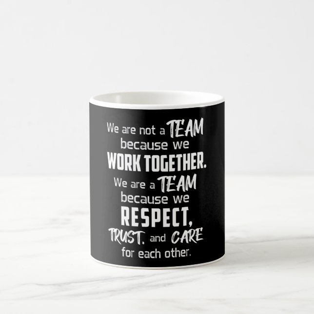 Team Work Job Fantastisk Spirit Team Player Gift I Kaffemugg (Center)