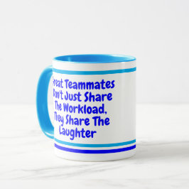 Team Work Quote Gift for Coworkers, Motivational Mugg