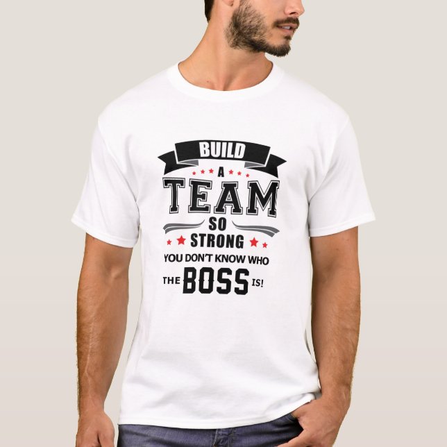 Team Work Spirit Job Team Player Fantastisk Gift I T Shirt (Framsida)