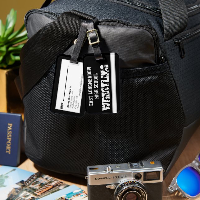 Team Wrestling Gear Bag Bagagebricka (Fram & Baksida)