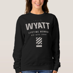 Team Wyatt Livtime-medlem Funny Namn Wyatt T Shirt