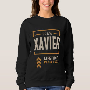 Team Xavier Livtime Member Funny Namn Xavier 1 T Shirt