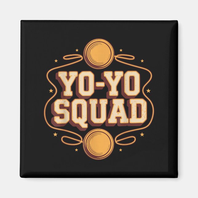 Team Yoyo Player Squad Yo-yo  Magnet (Framsidan)
