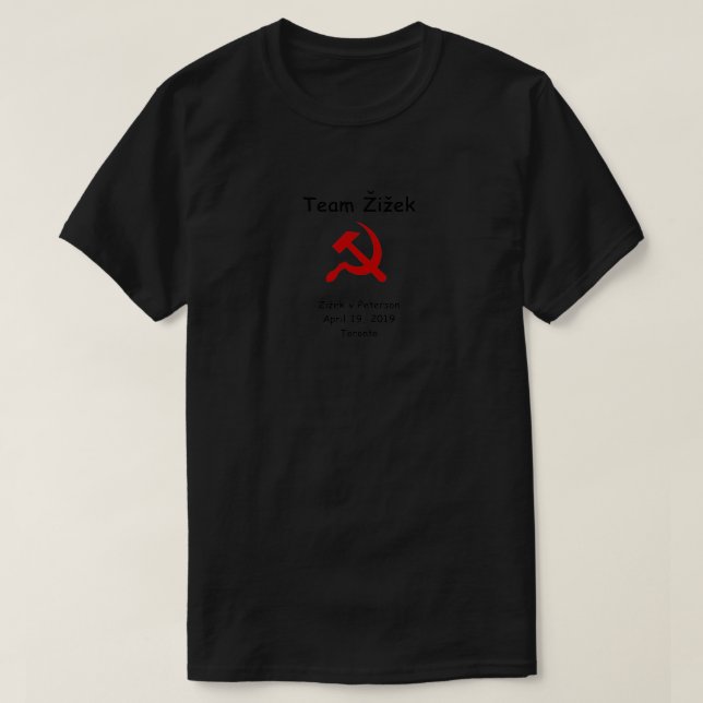 Team Zizek T Shirt (Design framsida)