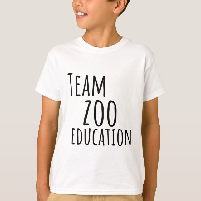 Team Zoo Education T Shirt (Framsida)