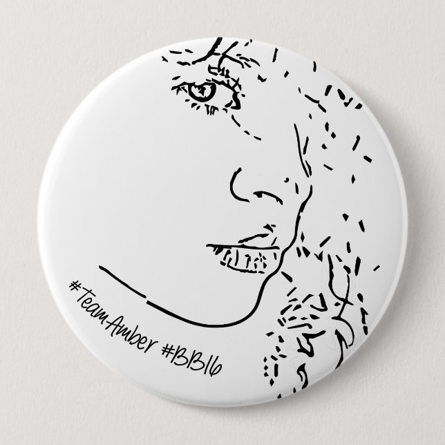 #TeamAmbersupportern klämmer fast Knapp (Framsida)