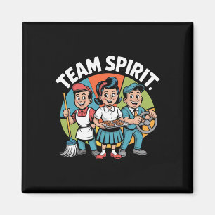 Teamandahet Tillbaka till skolan Retro Positivt ar Magnet