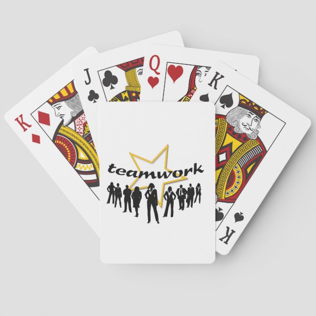 Teamarbete Casinokort (Baksidan)