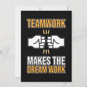 Teamarbete gör Dream-arbetsmedarbetarens uppskattn Inbjudningar