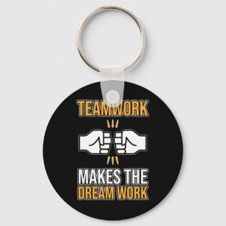 Teamarbete gör Dream-arbetsmedarbetarens uppskattn Nyckelring