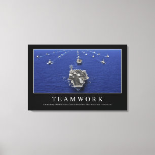Teamarbete: inspirationsoffert canvastryck