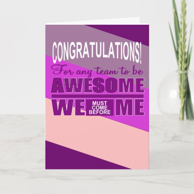 Teamarbete Kort (Framsida)