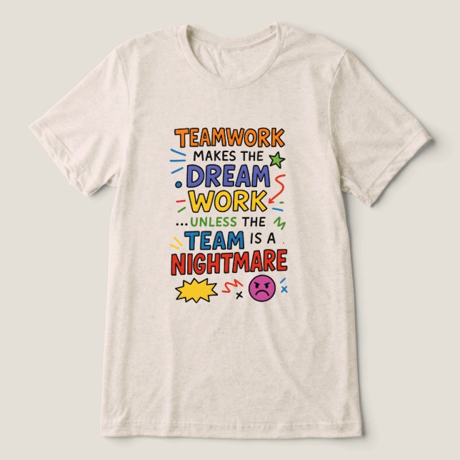 Teamarbete T Shirt (Design Framsida)
