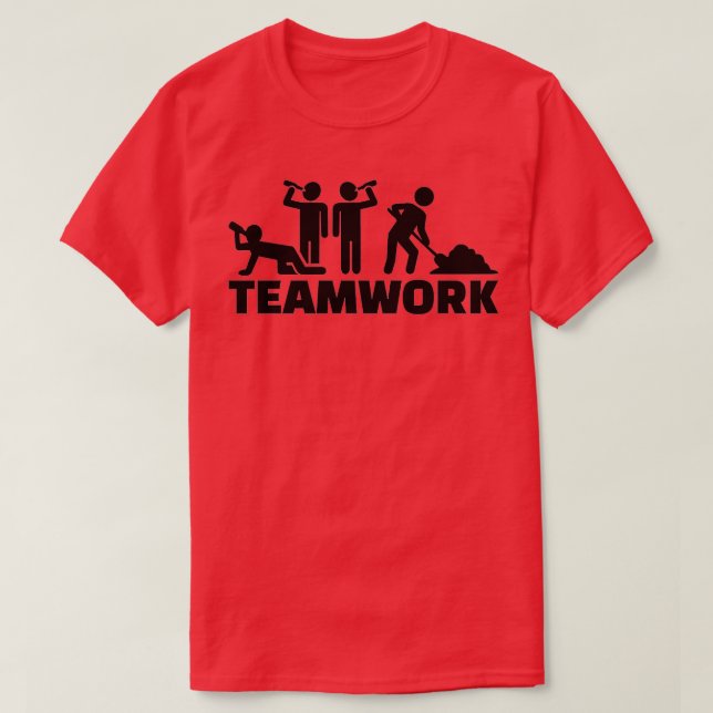 Teamarbete T Shirt (Design framsida)