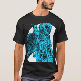 #Teamb3ar - Slagfältbjörnblått T-shirt