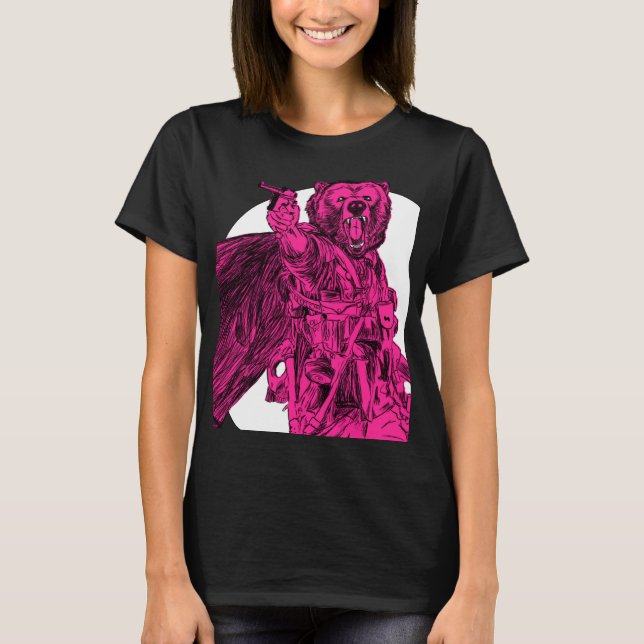 #Teamb3ar - Slagfältbjörnrosor Tee Shirt (Framsida)