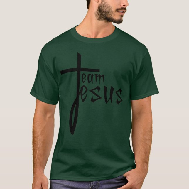 teambesättningsvänner jesus kor-kurtekatoler t shirt (Framsida)