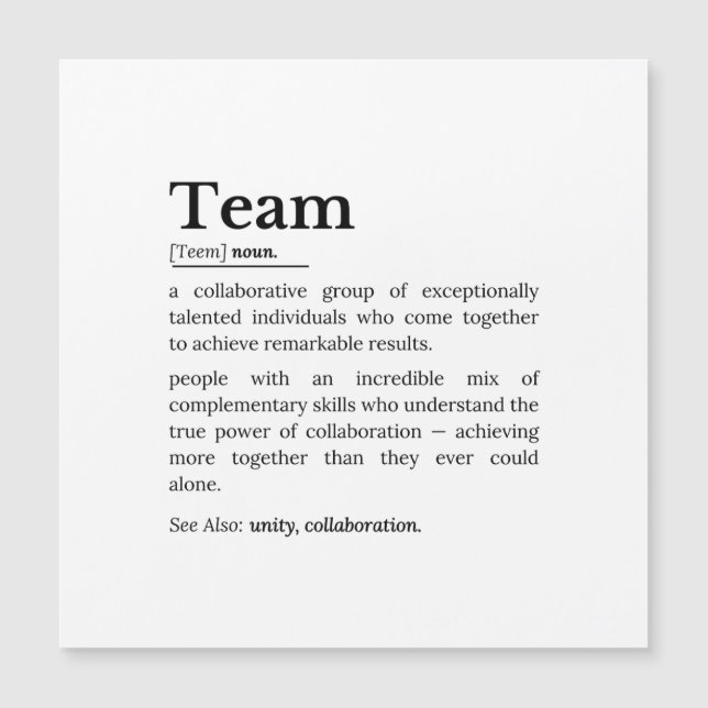 Teamdefinition – Samarbetets kraft  (Framsida)