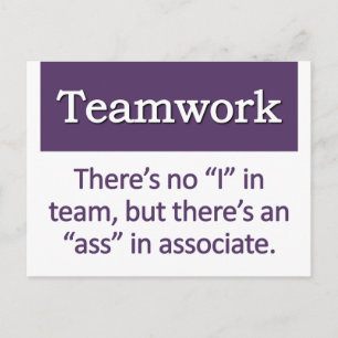 Teamdefinition Vykort
