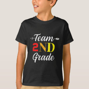 Teamet 2:a Klass-Coolan Lärare Student Back to sch T Shirt