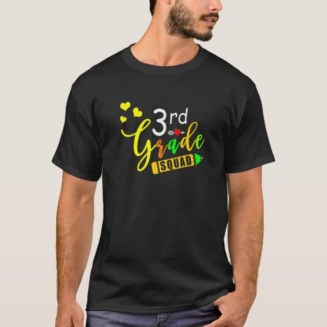 Teamet 3:e Klass-torglärare i Back to school T Shirt (Framsida)