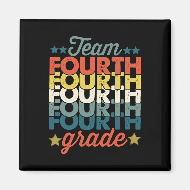 Teamet 4:e fjärde lärarbarnen i Back to school Kla Magnet (Framsidan)