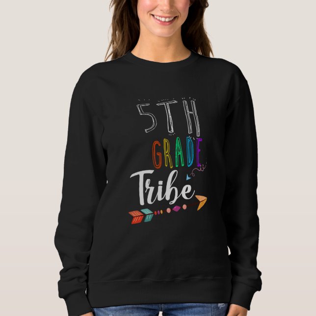 Teamet 5:e Klass Lacher Tribe Back to school T Shirt (Framsida)