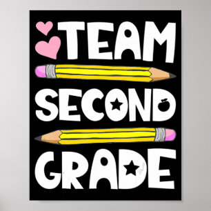 Teamet andra Klass Roligt 2:a Back to school Lärar Poster
