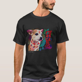 Teamet Carlos Chihuahua Retro Design T Shirt