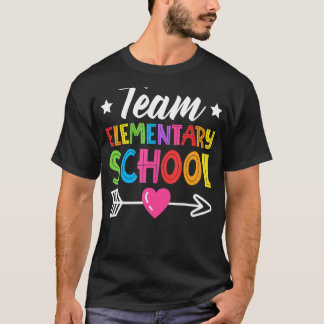 Teamet Elementary School Teacher Student Kid tillb T Shirt